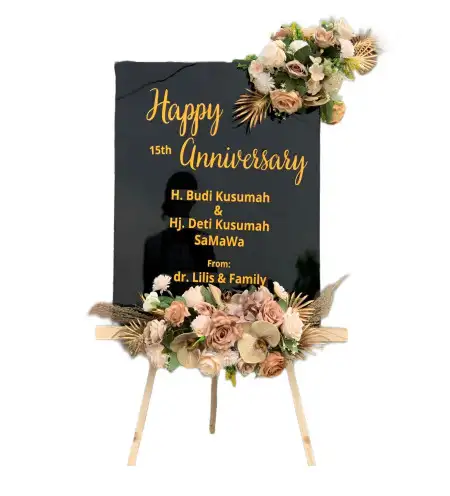 Papan Bunga Akrilik Hilton Bandung